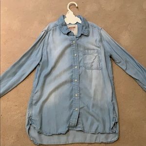 Women’s denim flannel